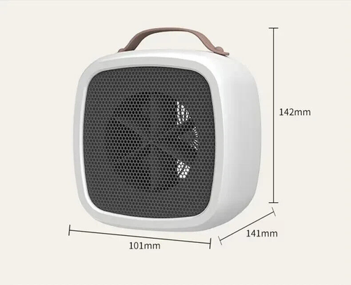500W Energy Saving Heater Class PTC Mini Room Electric Fan Heater NF06 - White N - Picture 3 of 7