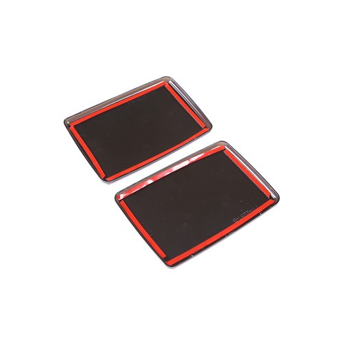 ABS Blackened Front Turn Signal Light Cover Lampshade Trim For Hummer H2 2003-09 - Picture 10 of 11
