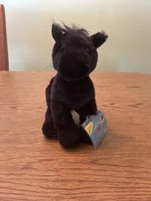 Webkinz Black Stallion Horse HM145 Retired with Sealed Unused Code 