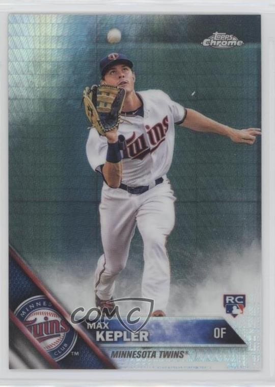 2016 Topps Chrome Prism Refractor Max Kepler #138 04eb