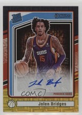 2024-25 Panini Donruss Choice Black Gold 4/8 Jalen Bridges #288 Auto rf2