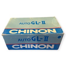 Vintage Chinon Auto GL-II DX 35mm Film Camera, Blue, New Open Box, Original Box