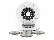 PARA VW GOLF R MK8 4MOTION 2021- DISCOS Y PASTILLAS DE FRENO DELANTEROS RENDIMIENTO DOS PIEZAS