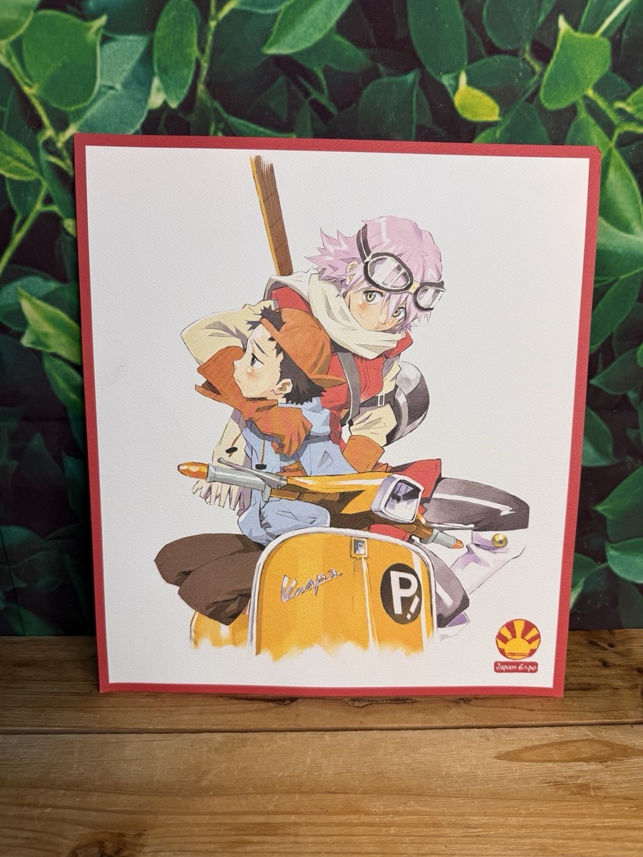 FLCL Fooly Cooly Haruko & Naota Vespa Japan Expo Promotional