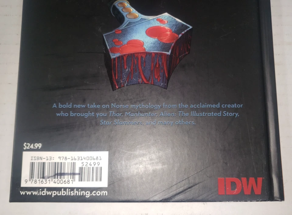 Ragnarok Last God Standing Walter Simonson (2015, primera impresión, tapa dura IDW) Foto 3 de 3
