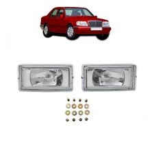 Nebelscheinwerfer-Set Klar passend für Mercedes E-Klasse W124 1985-1993 Nebelscheinwerfer-Set Klar passend für Mercedes E-Klasse W124 1985-1993