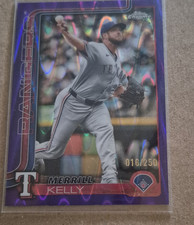 Topps 2025 Chrome Update Merrill Kelly #USC162 Purple 016/250 Rangers