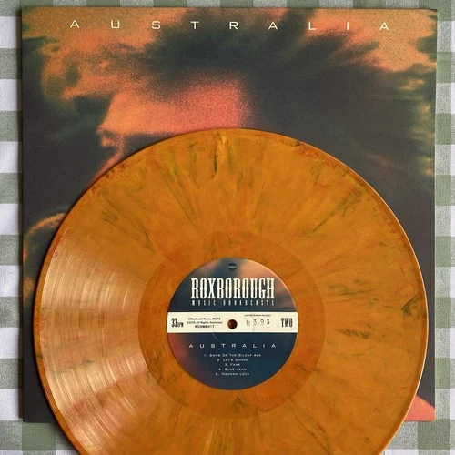 DAVID BOWIE - AUSTRALIA - 1st PRESS *ORANGE VINYL* LP  - RARE - EX / EX