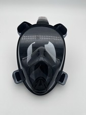 SeaClear Vista Full Face Snorkel Underwater Mask Snorkeling Dive Goggles Black