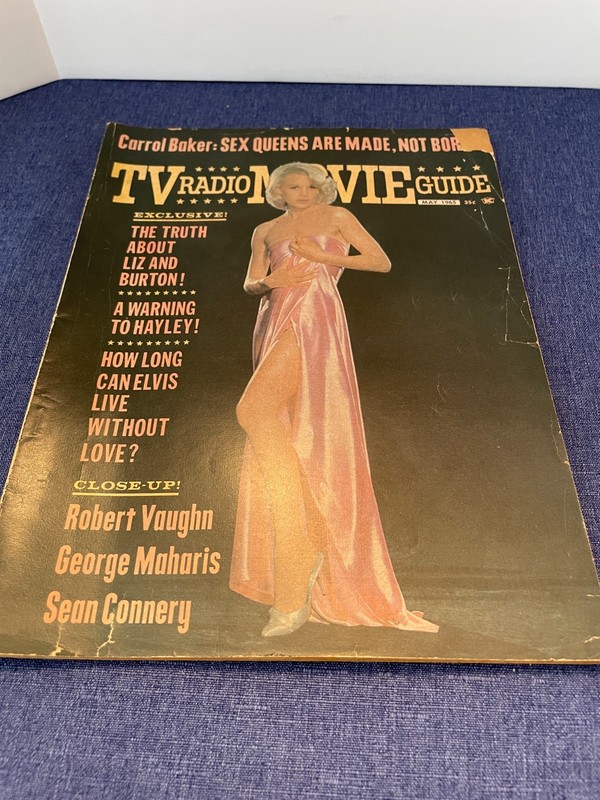 1965 MAY TV RADIO MOVIE GUIDE MAGAZINE - CARROL BAKER COVER - E 13210