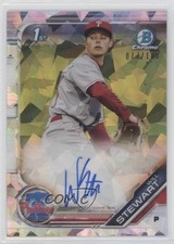 2019 Bowman Chrome Prospect Atomic Refractor /100 Will Stewart #CPA-WS Auto ht2