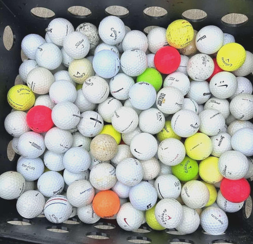 200 Balls Assorted Brands Mix - HIT-AWAY SHAG Golf Balls AKA!