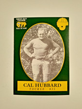 1992 Champion Cards Green Bay Packer Hall of Fame Cal Hubbard #4
