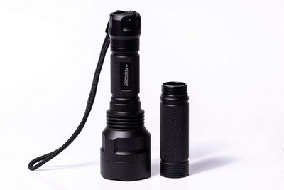 Convoy C8 UV Flashlight   365nm with Extension Tube & ZWB2 Filter