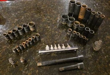  Impact Torx Socket Adapter Reducer Set sae metric mm Star 1/4 3/8" CRV Alltrade