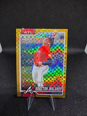 Topps 2026 Chrome Hurston Waldrep Atlanta Braves card #141 /50
