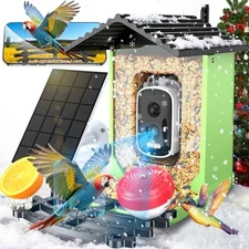 Bird Feeder with Camera, 2K HD AI Identify Smart Bird House Camera 2K HD Camera