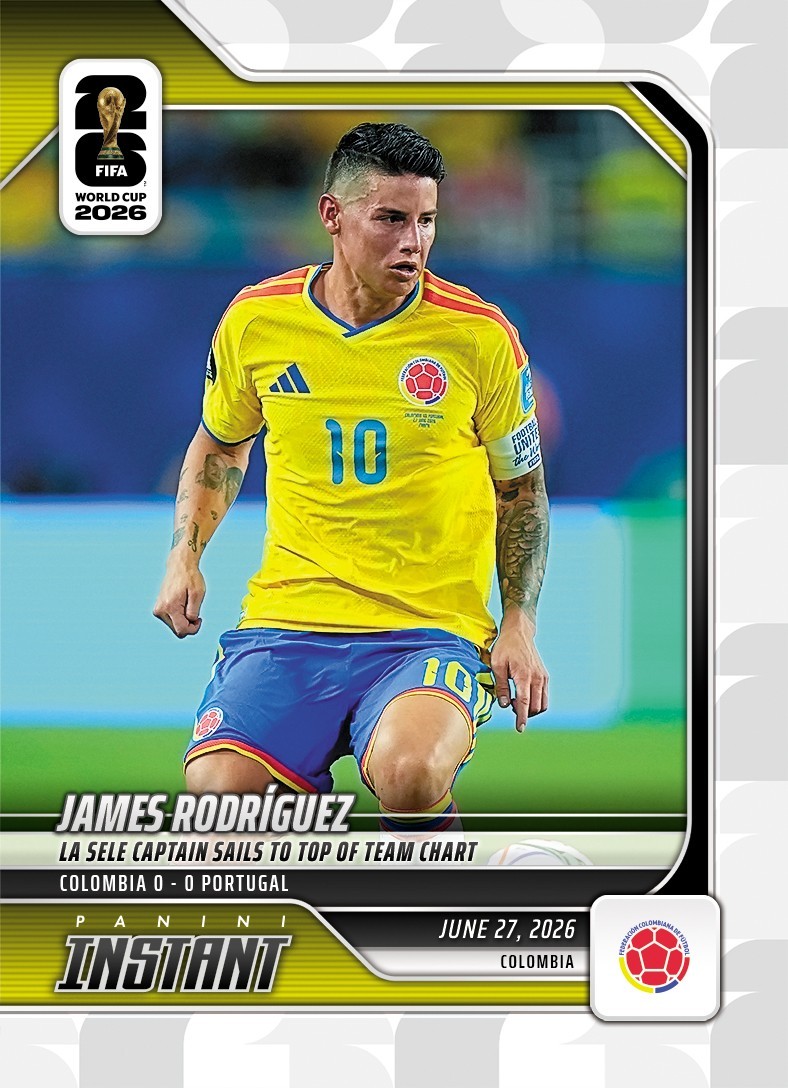 2026 Panini Instant FIFA World Cup James Rodriguez #156 ~ Colombia ~ PR 237