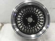 1979-1993 Sve Mustang Fox Body 4 Lug Mesh Wheel - Gloss Black - 17x8 - 4 Lug