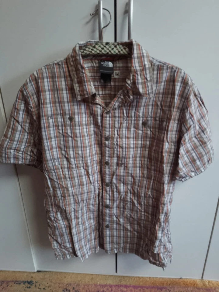 The North Face Herren Hemd Gr.L kurzarm kariert BW 59 cm L 70 cm - Bild 1 von 1