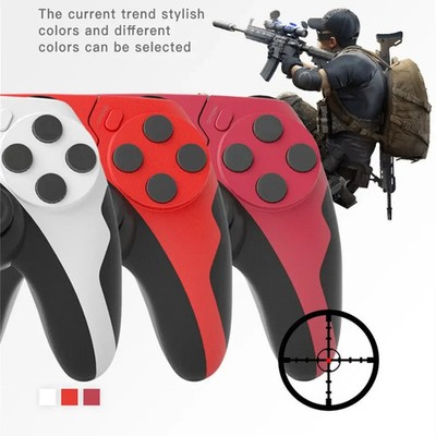 GAMINJA P48 Wireless Gamepad, 6-Axis Gyroscope, Dual Vibration, PS4 PS3 PC