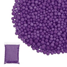 Foam Beads 2-3mm Mini Small Balls Polystyrene Beads Purple