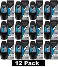 12 x Desodorante Antitranspirante Protección Clínica Rexona Hombres Roll On Aroma Limpio