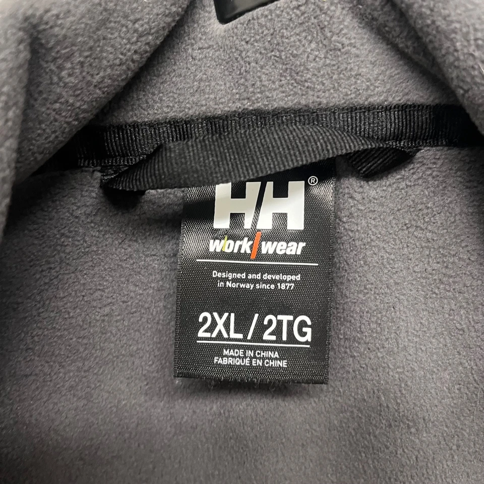 Helly Hansen Jacket Mens 2XL Black Kensington Softshell Full Zip Workwear *Logo* - Image 4 of 4