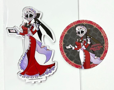 Hazbin Hotel Rosie Acrylic stand Coaster Set of 2 Animate Cafe