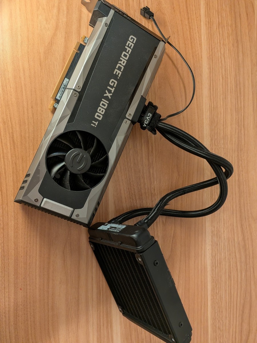 - モデル: GeForce GTX 1080ti VGA GeForce GTX 1080 Ti FTW3 Hybrid 11GB GDDR5X Watercooled GPU