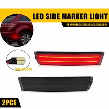 Red Led Rear Side Marker Lamps For Lincoln Mkx 2007-2010 Direct Replacement Pair