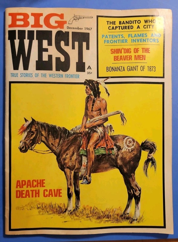 Big West Magazine, December 1967 Vintage Western History Magazine 