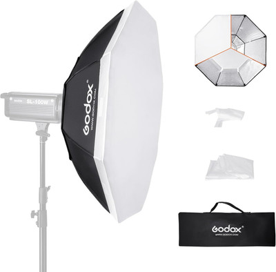 Godox Octagon Softbox 37 Inch/95Cm, Octabox Softbox for Strobe Lighting, Bowens