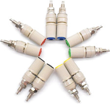10Pcs High Current 4Mm Banana Female Socket Binding Post Terminal Connector Adap
