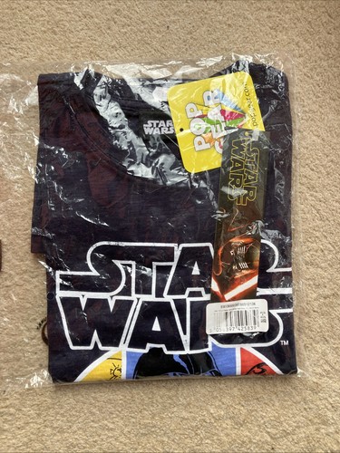 Star Wars Darth Vader Boba Fett Boy T-shirt Navy 12-13 Years Brand New With Tags - Picture 8 of 9