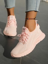 Womens Running Trainers Ladies Sneakers Slip On Walking Gym Comfy Fashion Shoes