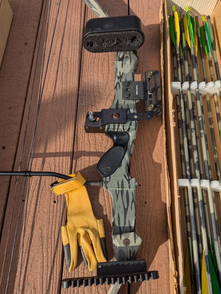 Paquete de arco compuesto Hoyt Pro Force Extreme XL diestro 55-70 lb 30" ajustable RARO Foto 2 de 4