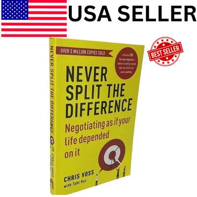 Never Split The Difference By Chris Voss Books new 