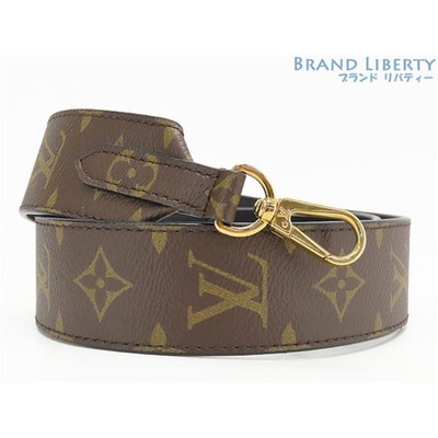 Louis Vuitton J02288 Monogram Shoulder Strap Unadjustable Noir Black Used LIBR-0