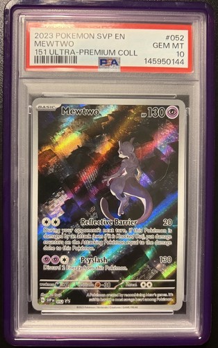 Mewtwo graded PSA 10 for sale on eBay