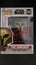 EMILY SWALLOW signed autograph In Person FUNKO POP STAR WARS MANDALORIAN ACOA