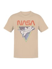 Officially Licensed NASA Space Shuttle Earth Patch Men's T-shirt
