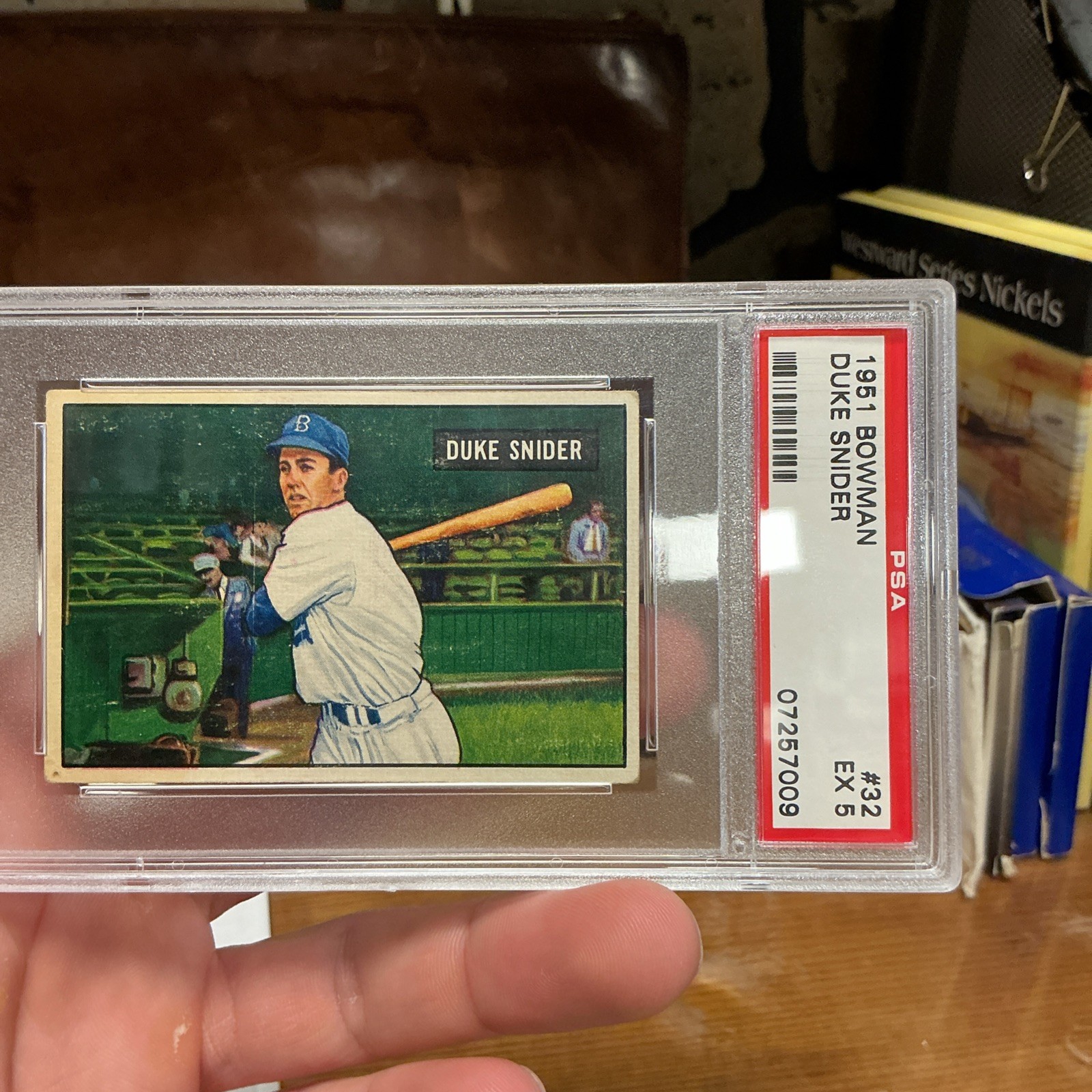 1951 Bowman #32 Duke Snider PSA 5 HOF Brooklyn Dodgers 3602