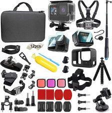 Accessories Kit for Gopro Hero 13 Black Waterproof Housing Silicone Case Glass S
