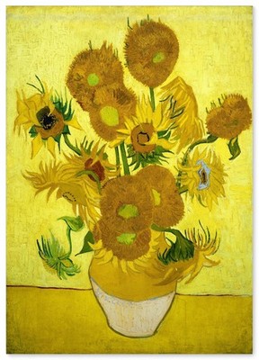 Van Gogh  Sunflowers  Bath Poster, A2 Size, Made in Japan, Interior Wallpaper,