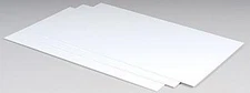 Plastruct 91105 7" x .060" x 12" Styrene Sheet (Pack of 3)