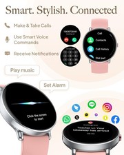 2025 Smart Watch For Men/Women, Waterproof Smartwatch Bluetooth iPhone Samsung 2