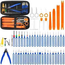 58Pcs Terminal Removal Tool Kit Depinning Tools Electrical Pin Removal Tools,...