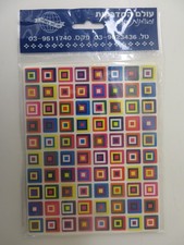 Square Designed Color Coding Labels 1/2 inch -Assorted Colors Sticker 2000 pack