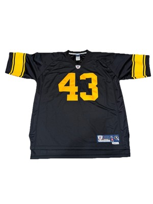 Pittsburgh Steelers Troy  Polamalu Authentic NFL Reebok Helmet Jersey XL L +2
